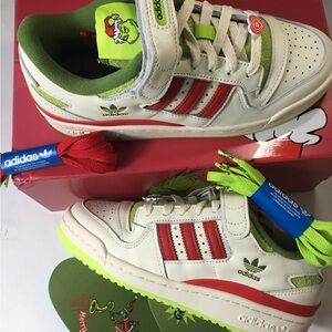 Adidas Forum Low The Grinch Kids Size 4.5